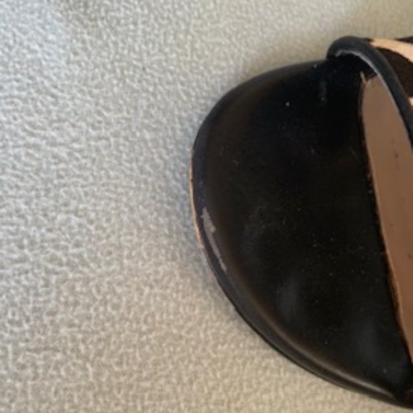 SIREN Size 8 black & white tiger print leather shoes - Picture 6 of 6